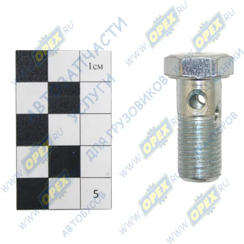 64226-1104518 Болт-штуцер С/И М14х32х1,5; Р=22; 2отв.ф4 МАЗ