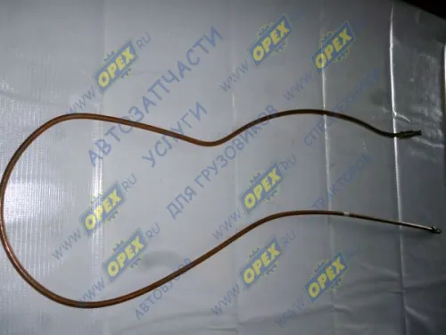 64229-1602940 Трубка (медь) ф8; L=1920 Ш=М14+К14/Ш=М14+К14 от крана разб. воздуха к включ.разн. МАЗ