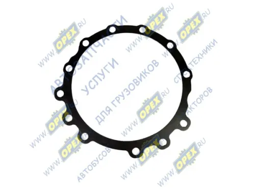 5440-2402082 Прокладка С/Ф; регулир. (сталь) ф280х320; 12отв.ф16, регулир. редуктора МАЗ