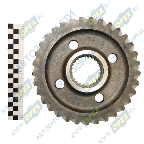6430-2502158-050У Шестерня МАЗ Z=33/Z=24, d=65 мм ведомая усиленная (эвольвентный шлиц) МАЗ1