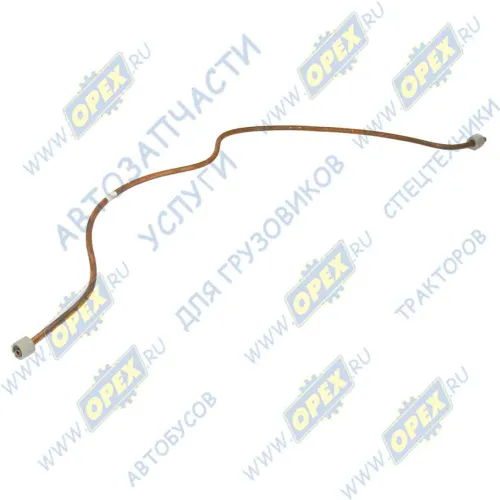 6422-3509262 Трубка компрессора МАЗ подвода масла (ф6; L=755 Г=М12+К14/Г=М12+К14 (алюм.,сталь) МАЗ