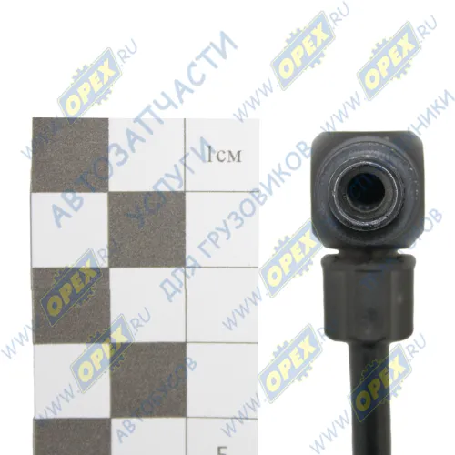 6430-5001950-020 Трубка ф6х1 ПВХ воздушная; х1мм (L=630) с одной ст. наконечник с болт штуц. М10х1 МАЗ3