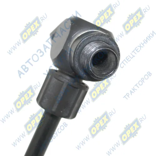 6430-5001950-020 Трубка ф6х1 ПВХ воздушная; х1мм (L=630) с одной ст. наконечник с болт штуц. М10х1 МАЗ2