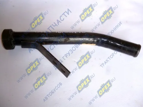 6422-1018014-10 Труба заливная ф32х39 L=400 с кронштейном железная короткая МАЗ