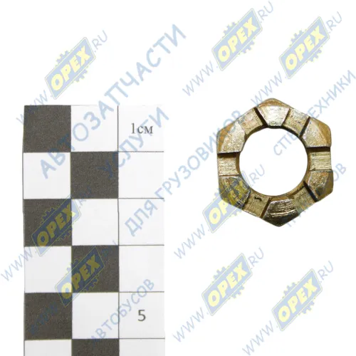 250979 Гайка ГОСТ-5918 М16х1,5; оси стабилизатора кабины МАЗ1