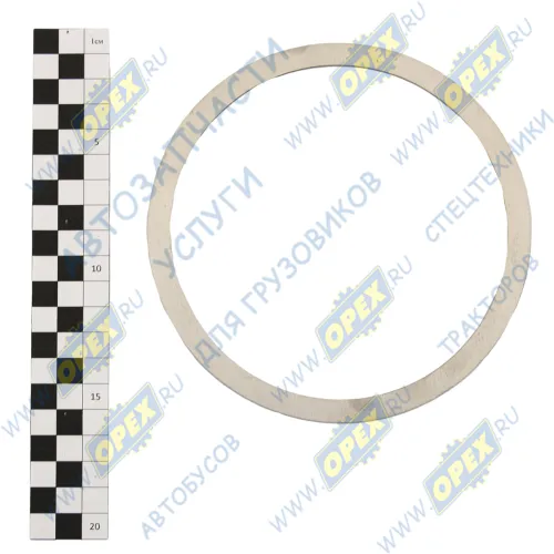 6430-2502031 Прокладка (сталь) ф130х150х1,0 регулир. подшипника редуктора среднего моста МАЗ