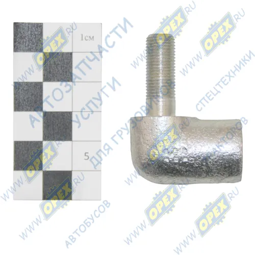 402958 Фитинг Угольник Рнаруж=М10х1/Рвнутр=М12х1,5 L=49х37 МАЗ1