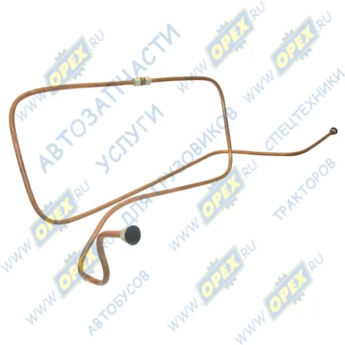 5440А9-3506142 Трубка компрессора к осушителю воздуха ф18 L=5200 Г=М27+К32/Г=М27+К32 (ЯМЗ-651,МАЗ) МАЗ1