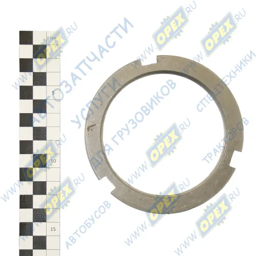5336-3104087 Гайка цапфы (круглая) М90х2 С/И h=12, без отв. под штифт, наружн., средний мост МАЗ МАЗ1