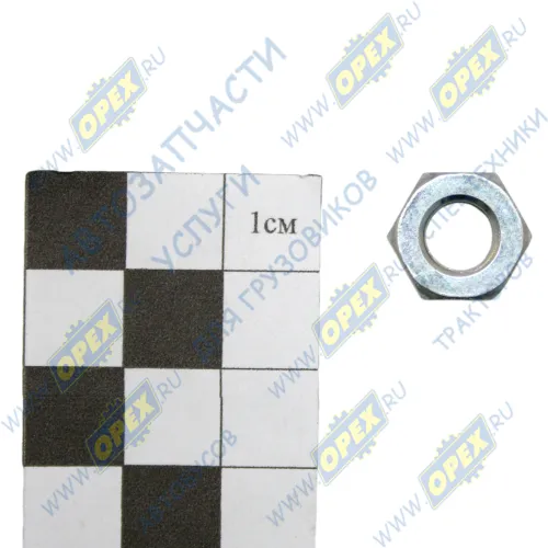 250510 Гайка ГОСТ-5916 М8х1,25; h=7 К=13 МАЗ1