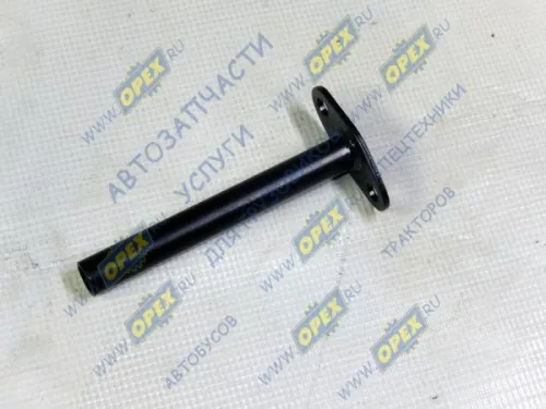 54323-3509235У Патрубок подвода воздуха к компрессору Евро 1,2 (сталь)ф16, L=130, фланец 2отв. МАЗ