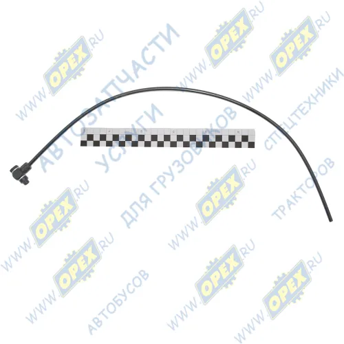 6430-5001950-020 Трубка ф6х1 ПВХ воздушная; х1мм (L=630) с одной ст. наконечник с болт штуц. М10х1 МАЗ1