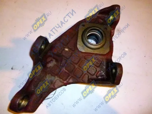 64221-3519269 Кронштейн тормозной камеры МАЗ левый L=390х110 5отв.ф16 (среднего моста,под ШС-40) МАЗ