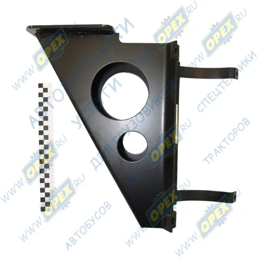 5516-1203162 Кронштейн крепления глушителя МАЗ L=460 креп 6отв.ф12,с 2-мя хомутами МАЗ1