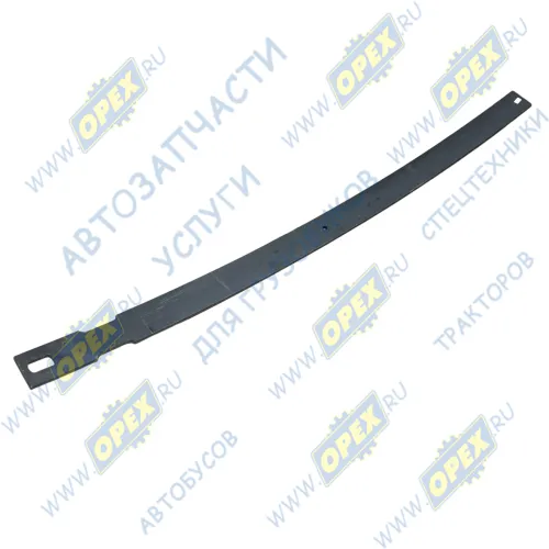 509-2912102-20 Лист №2 рессоры МАЗ задней (L=1845 мм., с прямоуг. отверстием) МАЗ