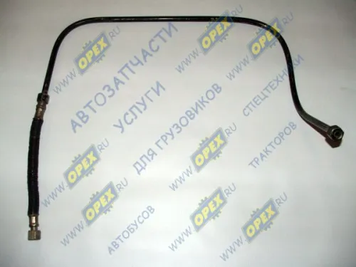 6422-3506243 Трубка (сталь) ф15; L=1330 Г=М22+К27/М22+К27 со шлангом от ГТК к ресиверу А-40 (П-обр.) МАЗ