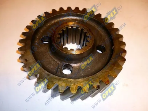 6430-2502158-030У Шестерня МАЗ Z=33/Z=16, d=65 мм ведомая (крупный шлиц); Снята с производства. Замена: 6430-2502158-050У МАЗ