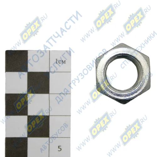 250691 Гайка ГОСТ-15523 М16х1,5; h=19 К=24 стремянки рессоры МАЗ1