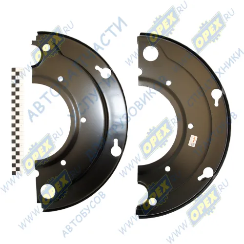 5440-3502150/151-10У Щит тормоза МАЗ задний (Н=35мм); (ком-кт 2шт, верхний/нижний) МАЗ1