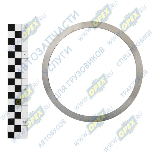 6430-2502032 Прокладка регулировочная (сталь) ф130х148х1,35 подшипника редуктора среднего моста МАЗ