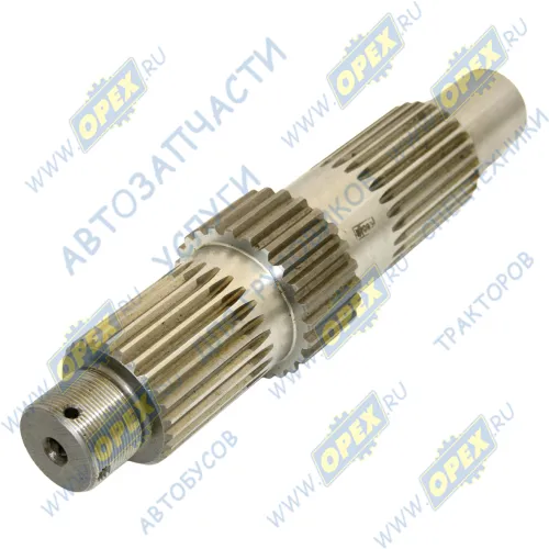 6430-2502128У Вал привода среднего моста L=380 шлиц=26/24 МАЗ