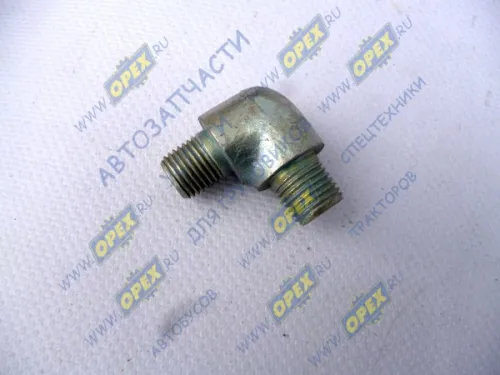 379078 Фитинг Угольник Рнаруж=М14х1,5/М14х1,5 L=38х38 конечный для буксирного клапана МАЗ