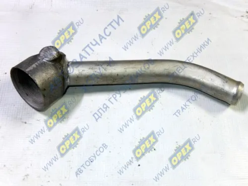 4370-1018020 Труба заливная масл. (силумин) ф64 L=64 Рвнутр=М55х2 с трубкой ф32 L=240, 4370,5301 МАЗ