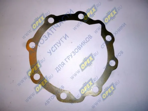 4370-2402087 Прокладка С/Ф; регулир. (сталь) ф175х210х1,5; 8отв.ф15 МАЗ