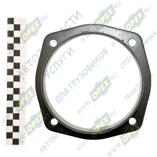 6422-1109350 Патрубок воздухозаборника (сталь) ф145х151 L=43 креп 4отв ЯМЗ-238 МАЗ1