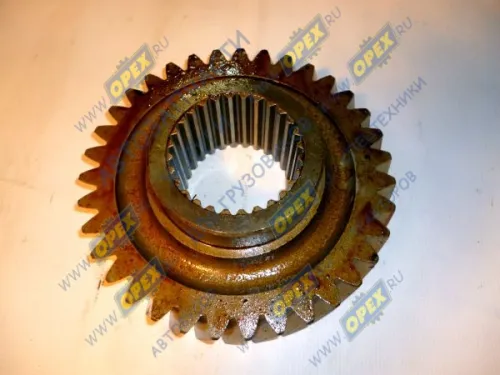 202.1701053-40 Шестерня 5-й пер.промвала z=35; внутр.шлиц=28; h=65 (косой зуб) МАЗ