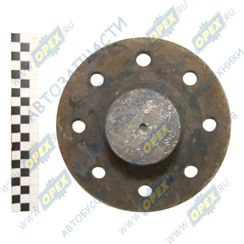 97582-2704042 Шкворень полуприцепа ф50х72 L=96 dплощадки=200 8отв.ф15 МАЗ1