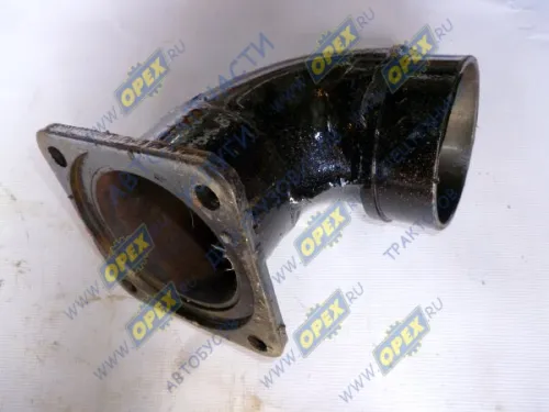 64221-1201120У Патрубок ф107х94 L=300 креп 4отв. глушителя (верхний выхлоп) L=образн МАЗ