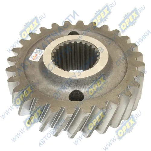 6303-2502158-060У Шестерня МАЗ ведомая редуктора (Z=28,d=65мм) (эвольвентный шлиц) овальное банжо МАЗ