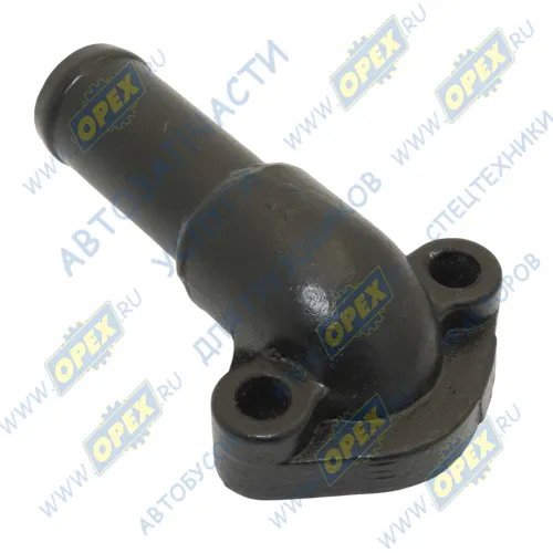 5336-1015130 Фланец подводящий МАЗ предпускового подогревателя МАЗ 45х64; труба ф25 L=50; 2отв.ф9 МАЗ