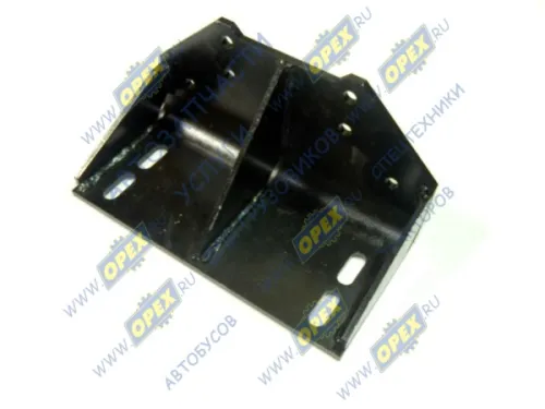 6516А9-2202087-000 Кронштейн МАЗ хомута опоры вала карданного (290х180х145, 6отв.ф13,с торцевым вырезом) МАЗ