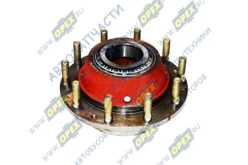 543266-3104006-600 Ступица колеса задняя с подшипниками и индуктором АБС сб. МАЗ; (импорт. манжета) МАЗ