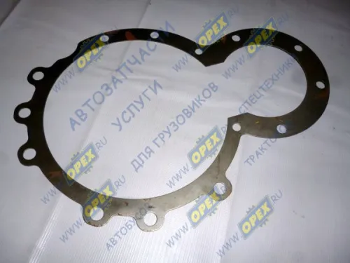 6430-2502083-010 Прокладка (сталь) С/Ф ф140х213/ф275х325; 12отв.ф17/2отв.ф13, регулир. между картерами шестерен МАЗ