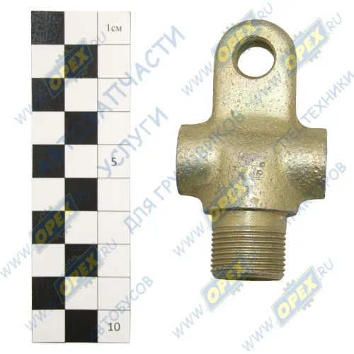 5335-3506293 Фитинг (тройник) Т-образный; Рнаруж=М22х1,5/Рвнутр=М12х1,5/М12х1,5 L=45х76 МАЗ1