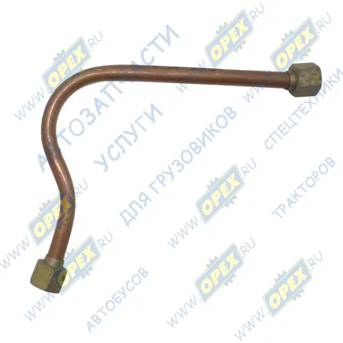 642208-8609530 Трубка (медь) ф18; L=450 Г=М27+К32/Г=М27+К32 МАЗ1