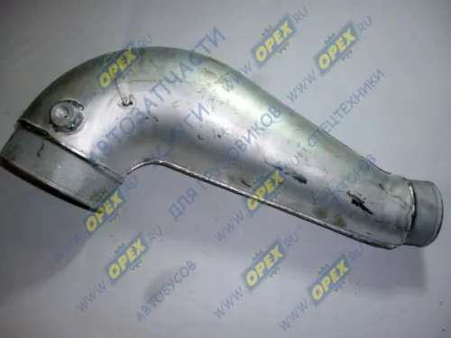 54325-1109030 Труба (алюм.) L=700 ф88х150 на воздушный фильтр(алюм.) ЯМЗ-238 МАЗ