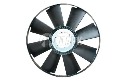 740.51-1308012 Крыльчатка вентилятора ф710; 9лоп dпосад=125 креп. 6отв d=8 Lлопасти=220х150 КАМАЗ-ЕВРО-2 МАРК