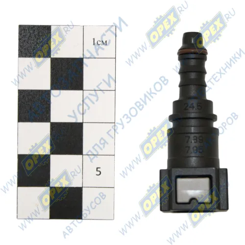 D7.89-ID6-180 6x8 Фитинг Штуцер топливный быстросъемный 180° (под трубку ф8) МАРК1