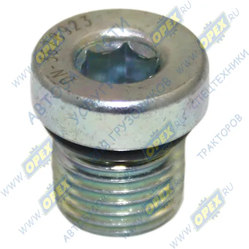 3678923 Пробка DIN908 М10х1 h=14 под внутр. шестигр-к 5 (с уплот. кольцом РТИ) МАРК