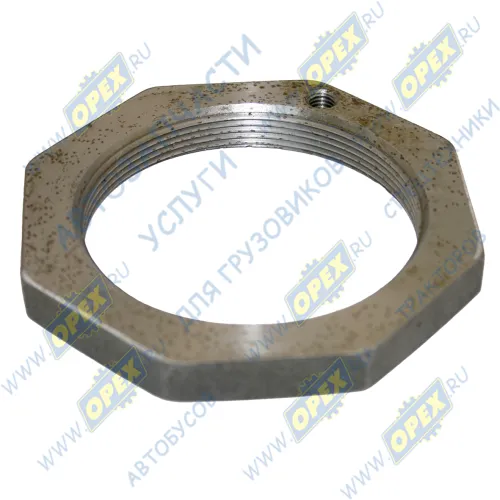 6520-3104077 Гайка С/И М84х2 h=13 К=110 подшипников зад.ступицы,с 1отв.под штифт КамАЗ-6520 МАРК