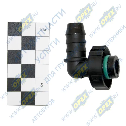 D16-ID12-90 12x15 Фитинг Штуцер топливный быстросъемный 90° (под трубку ф14) МАРК1