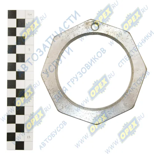 6520-3104077 Гайка С/И М84х2 h=13 К=110 подшипников зад.ступицы,с 1отв.под штифт КамАЗ-6520 МАРК1
