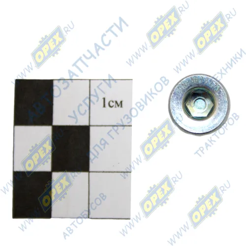 3678923 Пробка DIN908 М10х1 h=14 под внутр. шестигр-к 5 (с уплот. кольцом РТИ) МАРК1