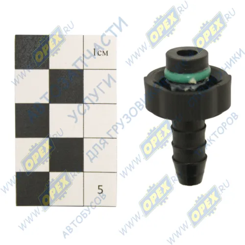 D12-ID8-180 8x10 Фитинг Штуцер топливный быстросъемный 180° (под трубку ф10) МАРК1