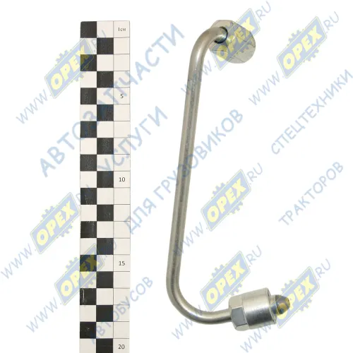 3978036 Трубка (сталь) ф8 L=290 Г=М14+К19/Г=М18+К19 топливная ВД ПАЗ,Камаз (дв.Cummins на 6й цил. 6ISBe, на 4 цил. 4ISBe) МАРК1