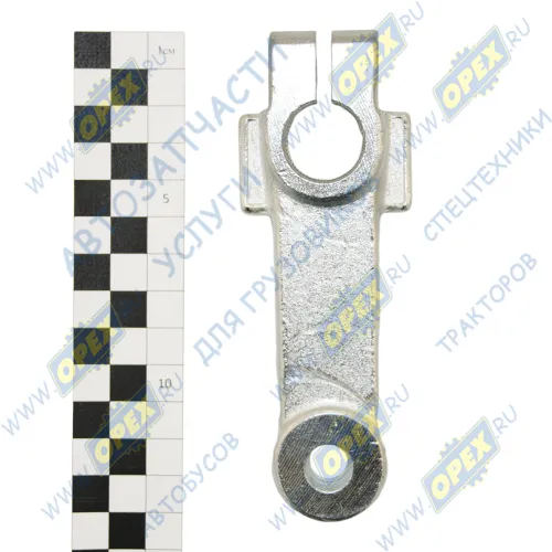 6460-1703223 Рычаг L=123 S=28; 2отв.ф10/шлиц ф22 прямой наконечника привода КПП ZF МАРК1